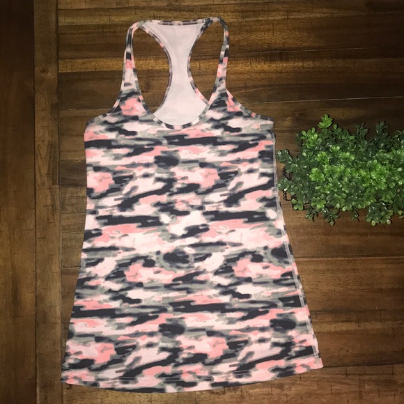 lululemon athletica Tops - EUC lululemon Pink, Gray and Black Racerback Tank